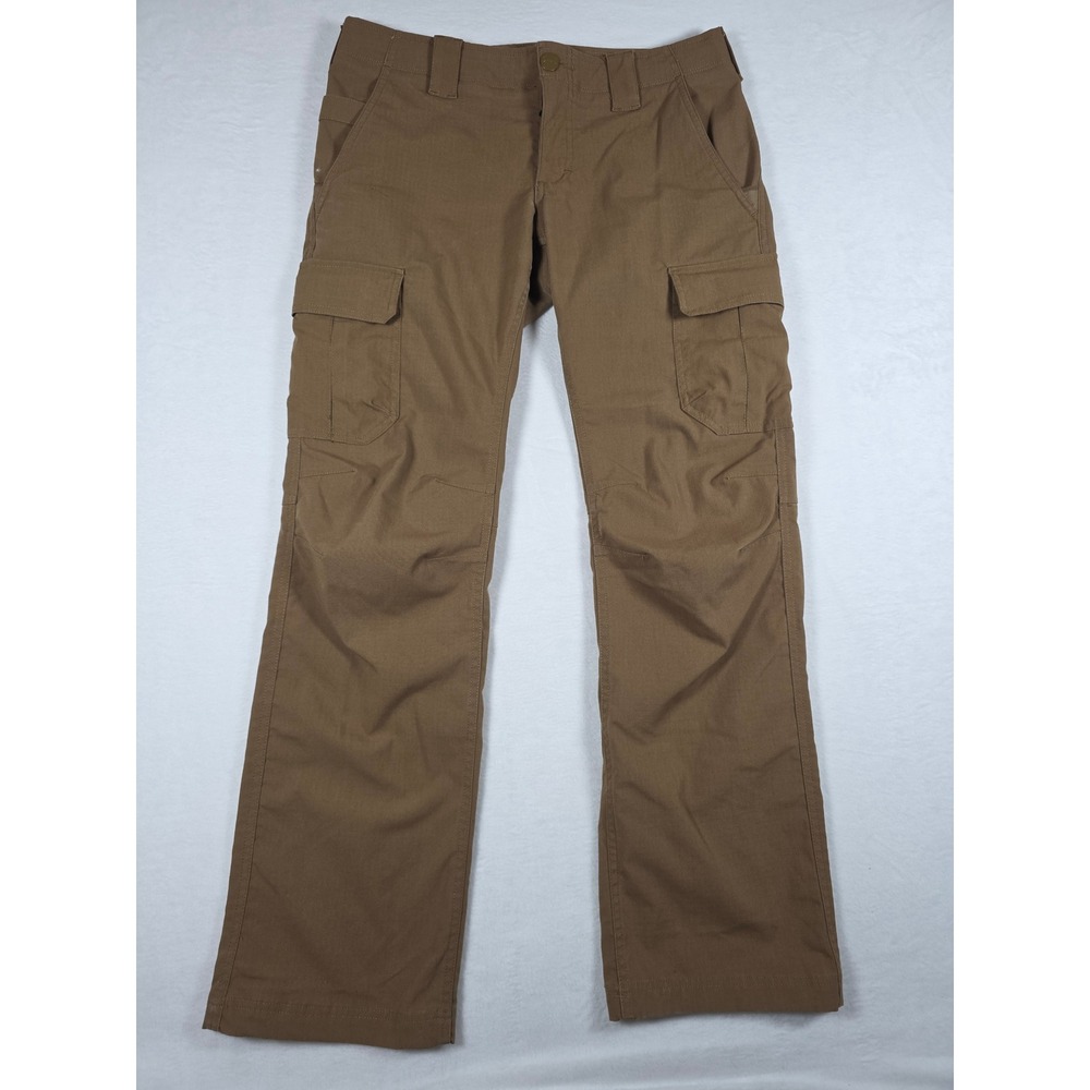 Under Armour UA Storm Tactical Patrol Cargo Pants Women's 8 Coyote Brown Ripstop
